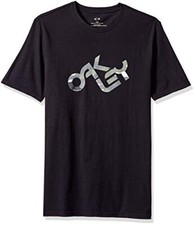 Oakley Mens SC Camo Tee Short Sleeve T-Shirt Blackout Size XLarge New