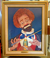 Red Skelton Signed CONDUCTING BEEYHOVENS FIFTH 1991 Canvas /5000 + SIGNED CERT