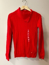 TM003 NWT TOMMY HILFIGER CABLE WOMEN SWEATER SIZE XS, S, M 64.50
