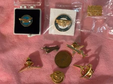 Assorted Aviation pins, civilian and military, Vintage