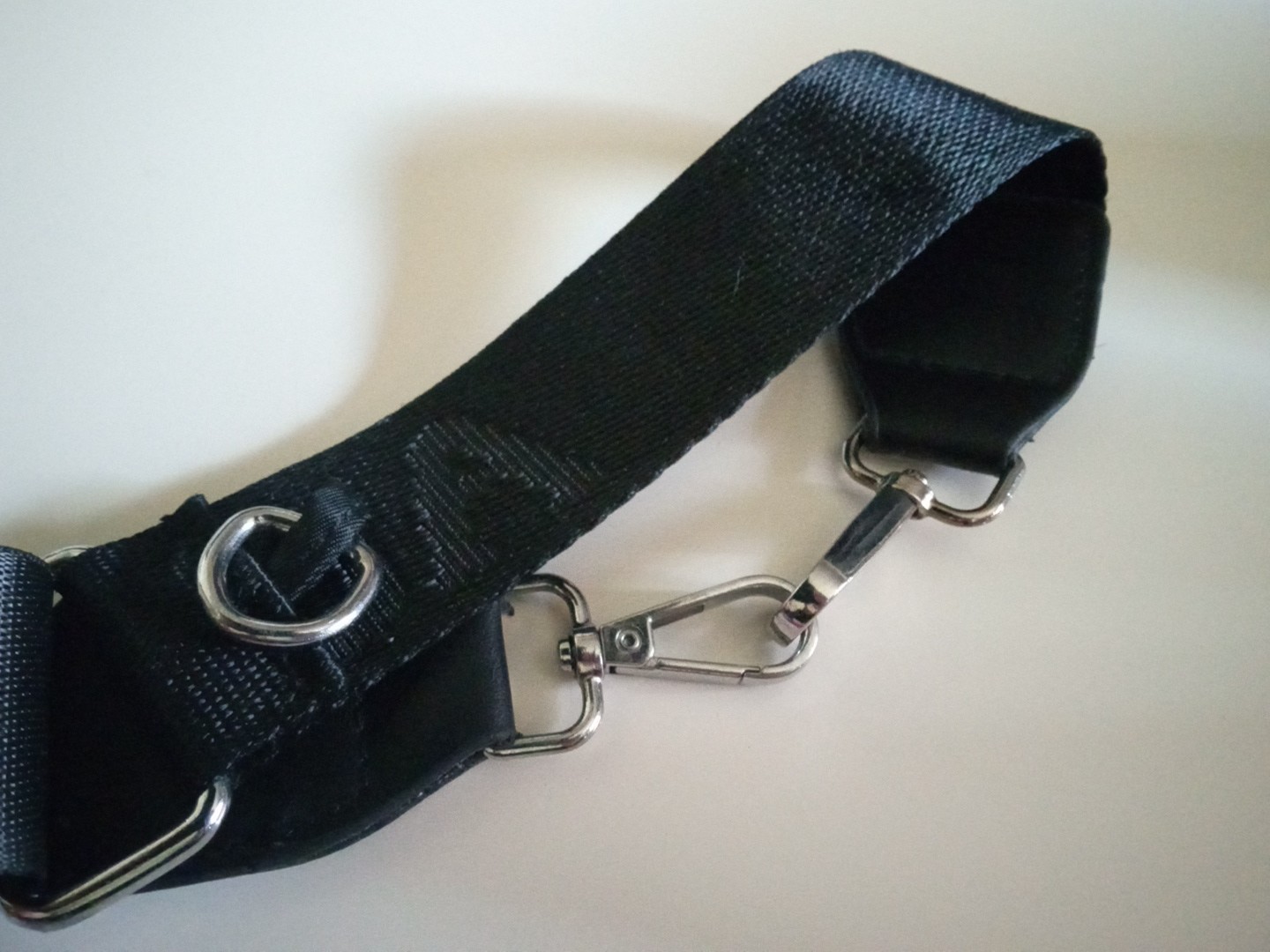 PRADA Adjustable Strap Replacement Black Nylon wi… - image 3
