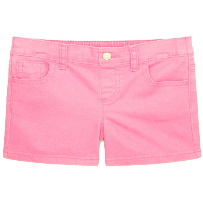 WONDER NATION Girl's size XXL(18) DENIM SHORTS Pink STRETCH ~ New with Tags