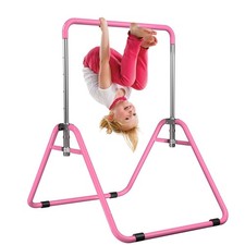 Kids Gymnastics Bar Gymnastic Equipment for Home Adjustable Height Gymnastic ...