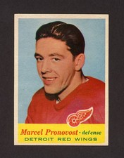 1957-58 TOPPS #43 MARCEL PRONOVOST   28665