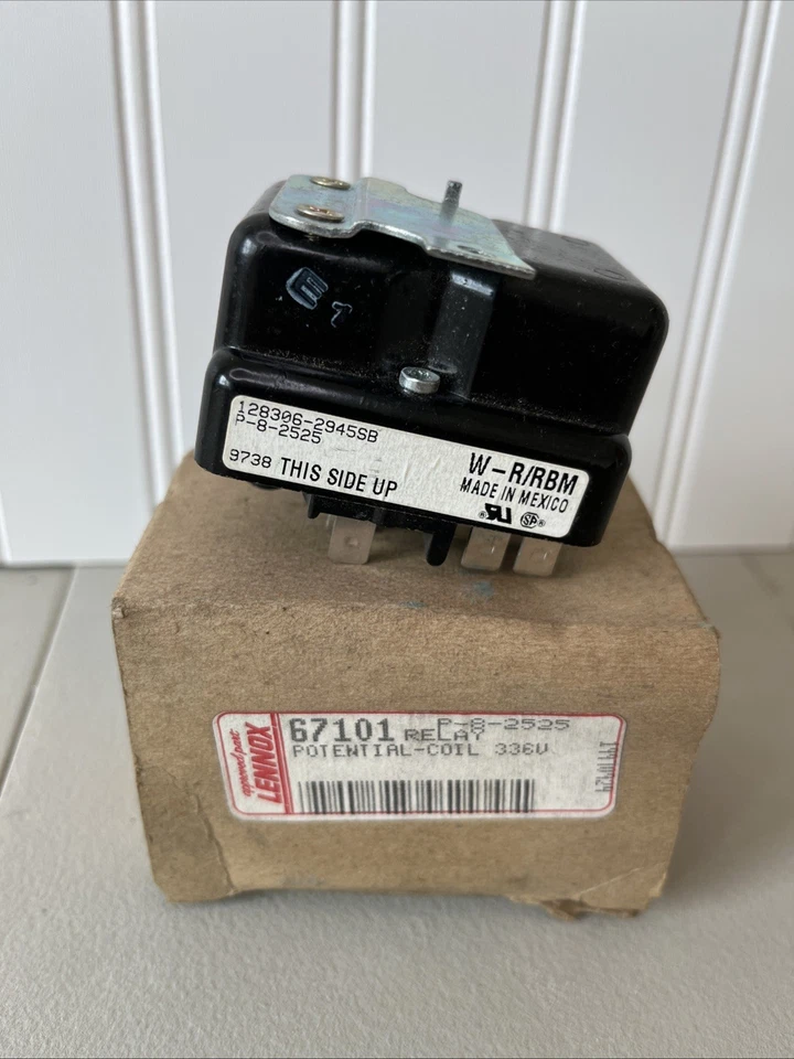 Lennox 67101 / P-8-2525 Relay NEW *E8 - Image 3 of 4