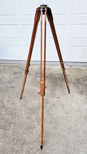 VINTAGE DIETZGEN SURVEY TRANSIT TRIPOD FOR USE OR REPURPOSE