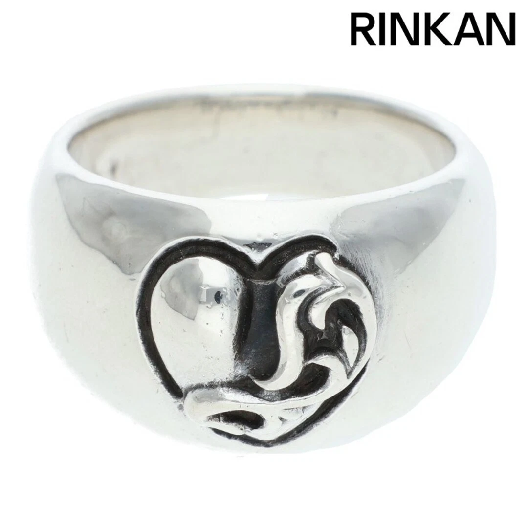 鑑定済Chrome Hearts Heart In Band Ring Chrome Hearts Heart Fashion Rings for sale | eBay