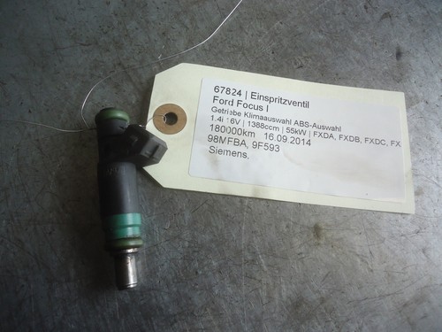 Ford Focus I Einspritzventil 98MFBA 1.4i 16V 55kW FXDA. FXDB. FXDC. FXDD 67824