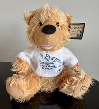 PBC Noah benShea 12" Talking Animated Plush Prayer Bear NWT 2007