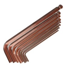 Multi Functional L Shaped Hex Key Wrench Screwdriver with Ball Head Design