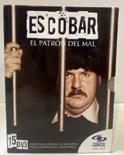 ESCOBAR El Patron Del Mal DVD ~ PARTE 1 & 2 15 Discs  REGION:0 Region Free