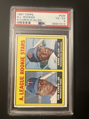 A. League Rookie Stars #569 Baseball Cards 1967 Topps card price