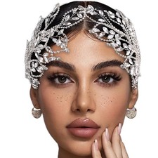 Bridal Headband Wedding Rhinestone Bride Hair Pieces Crystal Accessories