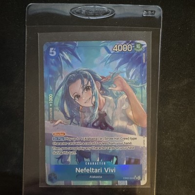 Bandai One Piece Card Game Nefeltari Vivi EB01-024 Heroines Holo Rare 4000