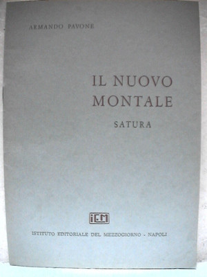 DER NEUE GESÄTTIGTE BERG Kritischer Essay über den Dichter Poesie Eugenio Armando Pavone