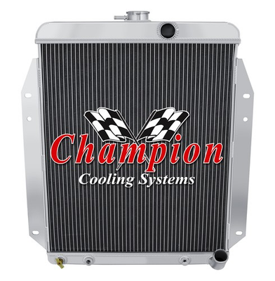 #ad AR Champion 3 Row All Aluminum Radiator for 1964 1966 Dodge A100 L6 Engine $255.42