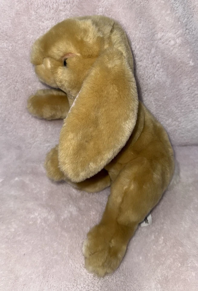 Commonwealth Bunny Rabbit Plush 2004 Beige Light Brown 11” Floppy Stuffed Plush - Image 4 of 4
