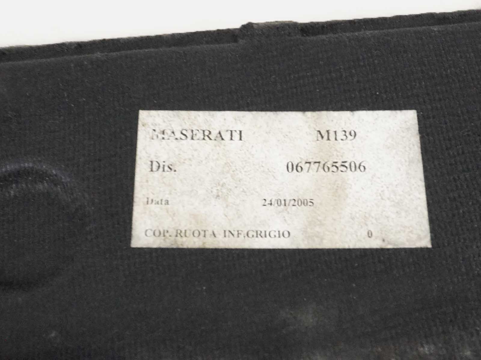 Maserati Quattroporte 2004-2008 Right Spare tire P/N 067765506