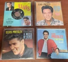 Lot Of 4 Elvis Presley RCA 45s In Pic Sleeves VG+ Stuck On You I Got Stung Etc