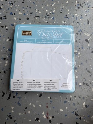 Stampin up Big Shot Bigz Scallop Envelope