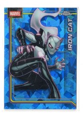 2026 Topps Marvel Chrome SAPPHIRE BASE CAR #127 Iron Cat