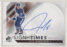 2017-18 SP Authentic Sign of the Times 2018-19 Update Jake Gardiner Auto gn7