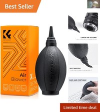 High-Volume Silicone Lens Blower - Perfect for DSLR Sensitive Electronics