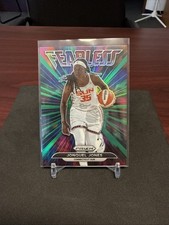2022 Panini Prizm WNBA #12 Jonquel Jones Fearless Prizms Green Connecticut Sun 5