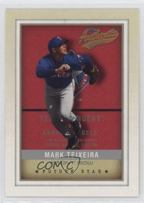 2002 Fleer Authentix Front Row 93/150 Mark Teixeira #137 09vk