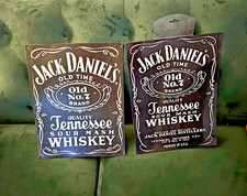 Jack Daniels Old No.7 Tennessee Whiskey Sour Mash 2x Metal Signs