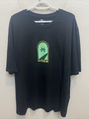 Jack & Jones Men's 2XL Black T-Shirt The Gallery Jorwiser Oversized Fit NWT