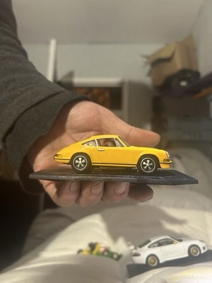 Unbranded Yellow Porche Coupe Model Car