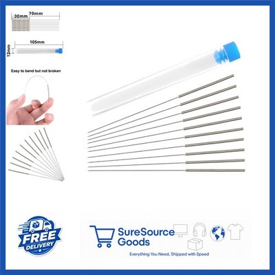 0.4mm 3D Printer Nozzle Cleaning Needles Kit 10 Pcs Stainless Steel Tools