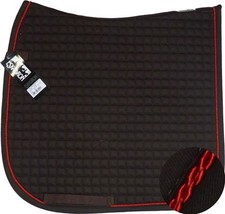 ESKADRON Cotton Schabracke choco, einer Kordel in chilli red