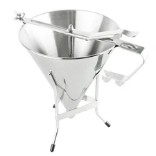 Homend Confectionery Funnel with Stand and Three Nozzles Stainless Steel Comm...