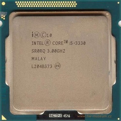 Intel Core i5 3330 3.0 GHz Quad Core Ivy Bridge CPU   LGA1155, 6 MB Cache