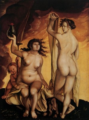 057 Hans Baldung - Two Witches 1523 - Giclée Fine Art