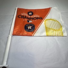 MLB Two Sided Car Flag Houston Astros 11x14 Baseball Windows Tailgating Parade