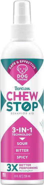 TropiClean Chew Stop Dog & Home Deterrent Spray, 8-fl oz bot