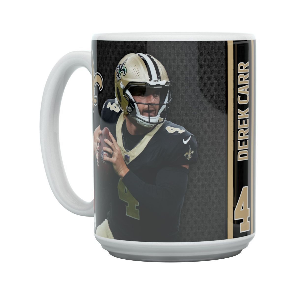 Derek Carr MOTION New Orleans Saints NFL Тассе 450 мл