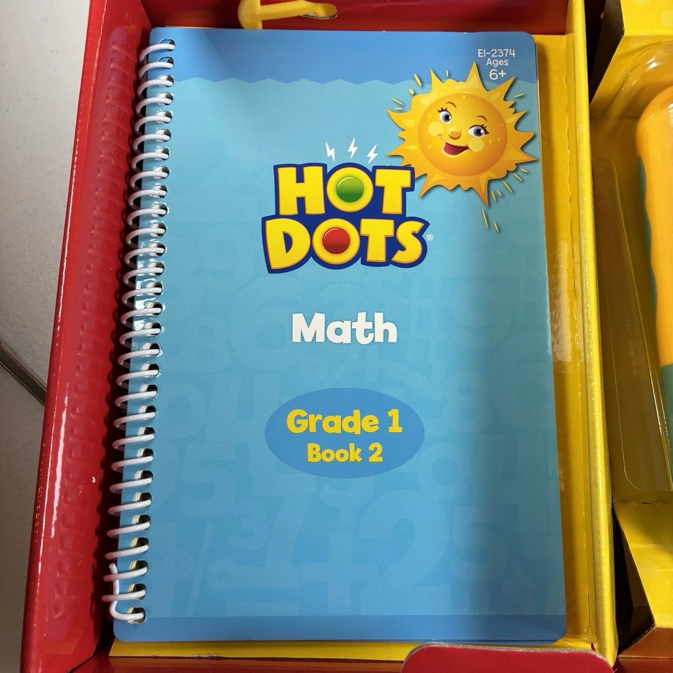 Hot Dots Let's Master Grade 1 Math Interactive Talking Pen Educational Insights - Image 4 of 4