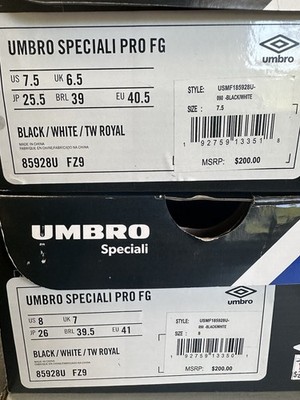UMBRO SPECIALI PRO FG BLACK 85928U FZ9 | eBay