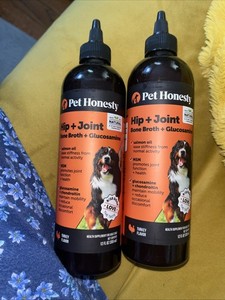 Lot Of 2 Pet Honesty Dog Joint Supplement with Salmon Oil for Dogs - New