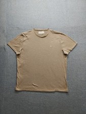 Abercrombie & Fitch Men T Shirt 2XL Khaki Classic Fit Crew Neck Relaxed Fit