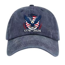 1776 - 2026 250th Anniversary American Eagle Baseball Cap