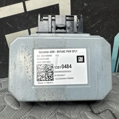 Chevrolet Silverado 1500 Power Supply Converter Module 13510484 OEM 2019-2022