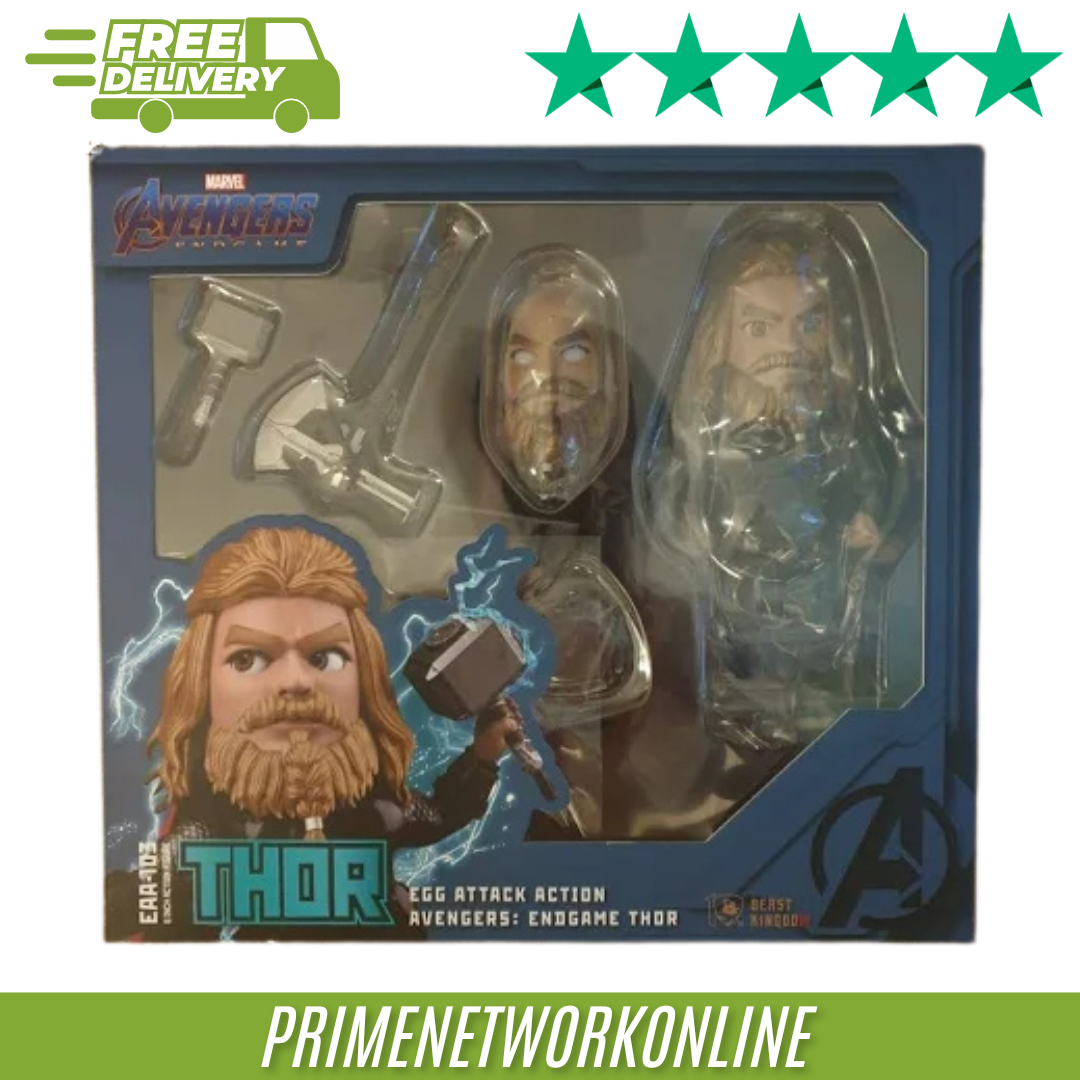 Beast Kingdom Avengers Endgame Thor EAA-103 Egg Attack Action Figure ⭐⭐⭐⭐⭐