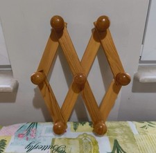 attacca panni appendi abiti estensibile da parete vintage cm 58x43