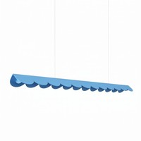 LED Pendelleuchte Azurblau 4000 K 16W Esstisch Lang L:131 Cm HäNgelampe KüChe