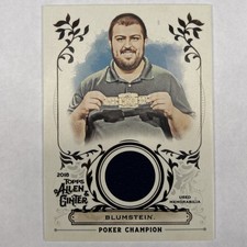 Topps Allen & Ginter 2018 Relic Scott Blumstein Poke Champion FSRA-SB